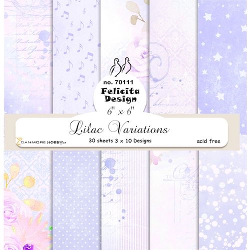 Felicita Design Lilac variations 3x10design 15x15cm 200g